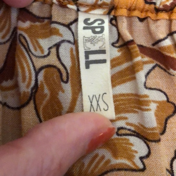 Spell Etienne Mini Skirt in Sienna - Picture 2 of 8